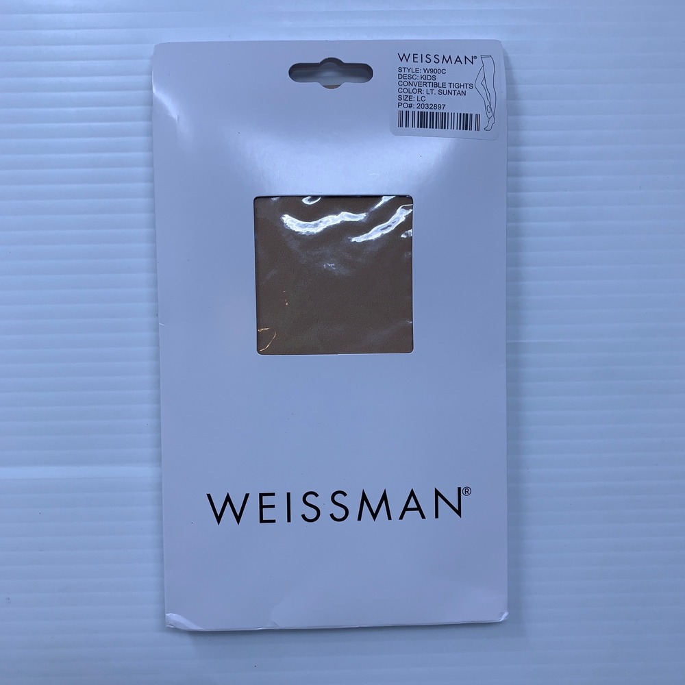 Weissman Kids LC Lt. Suntan W900C Microfiber Convertible Tights